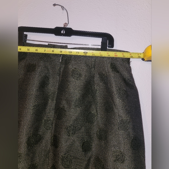 Carlisle Gray Floral Midi Skirt Size 18 - Picture 6 of 6